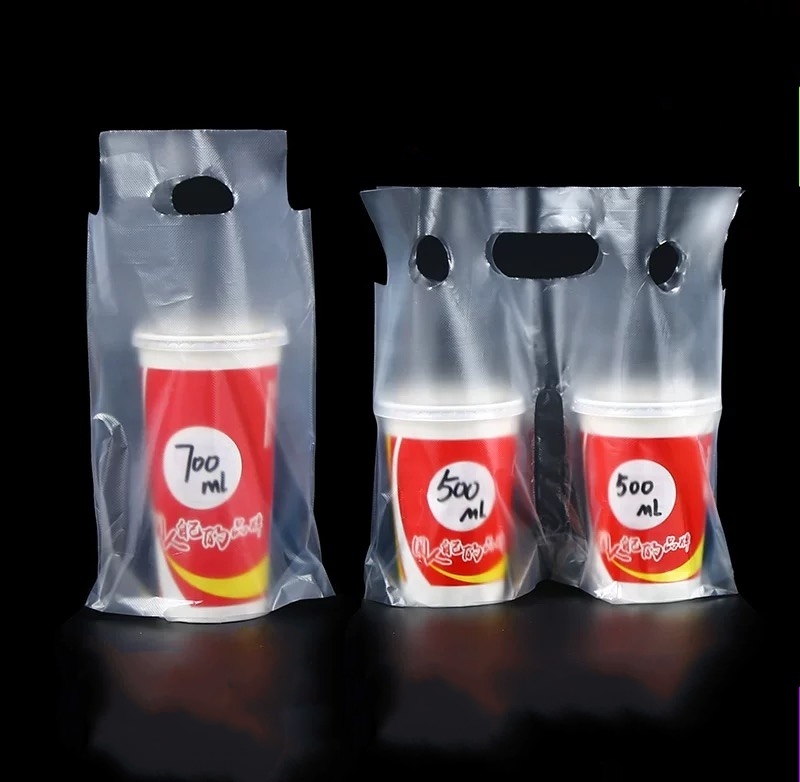 Single and double cup beverage bags   