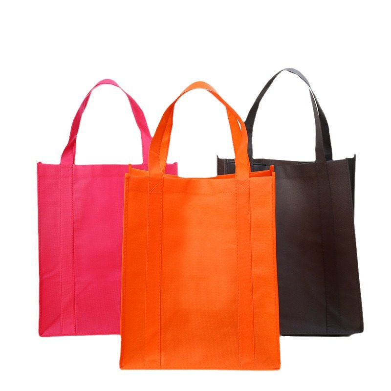 Factory Wholesale high quality  Supermarket Shopping  Custom Printed logo Recyclable  Non Woven Shopping Bags with low price