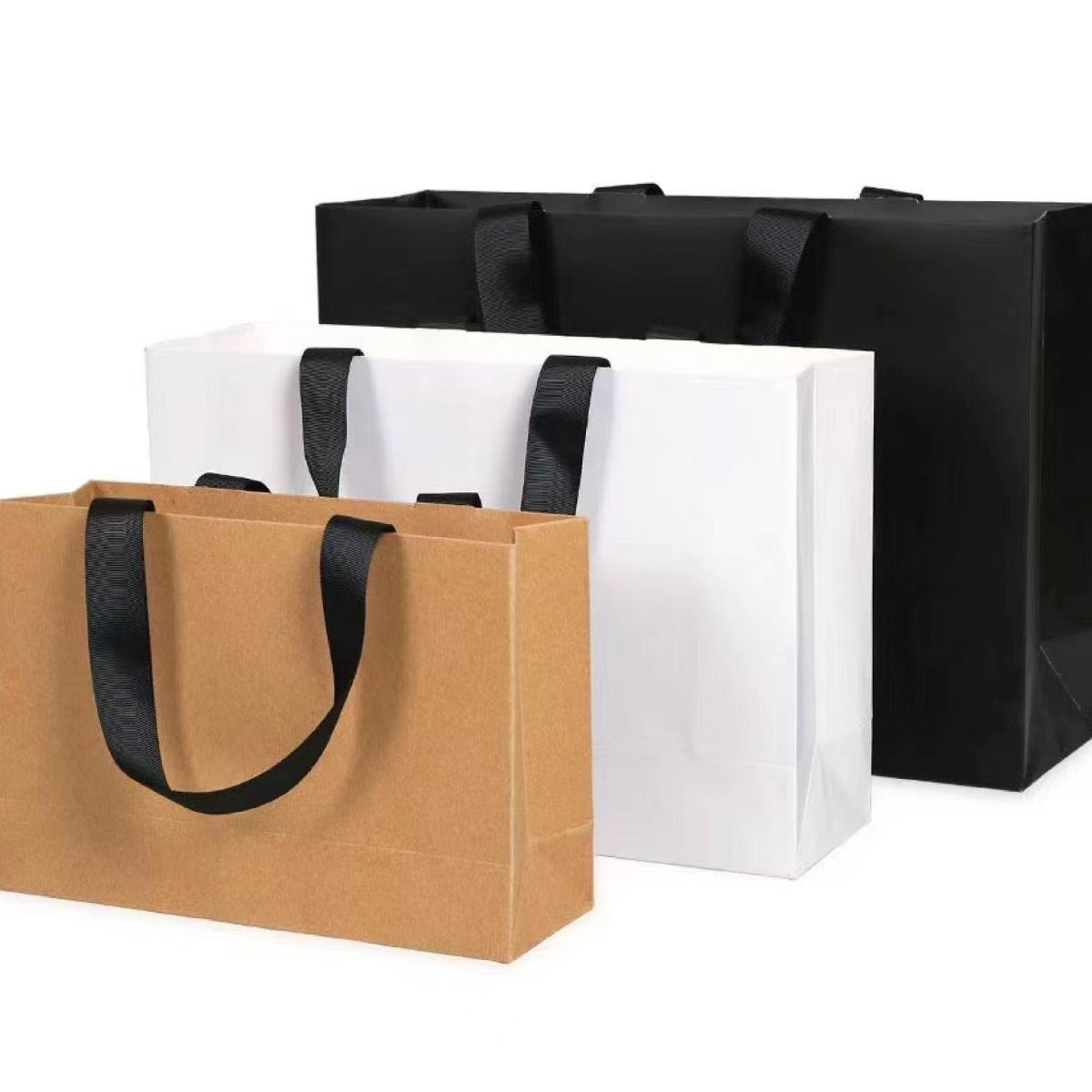 Wholesale Custom Colored Paper Bags Luxury Boutique Retail Packaging Gift Paper Bags Print Your logo