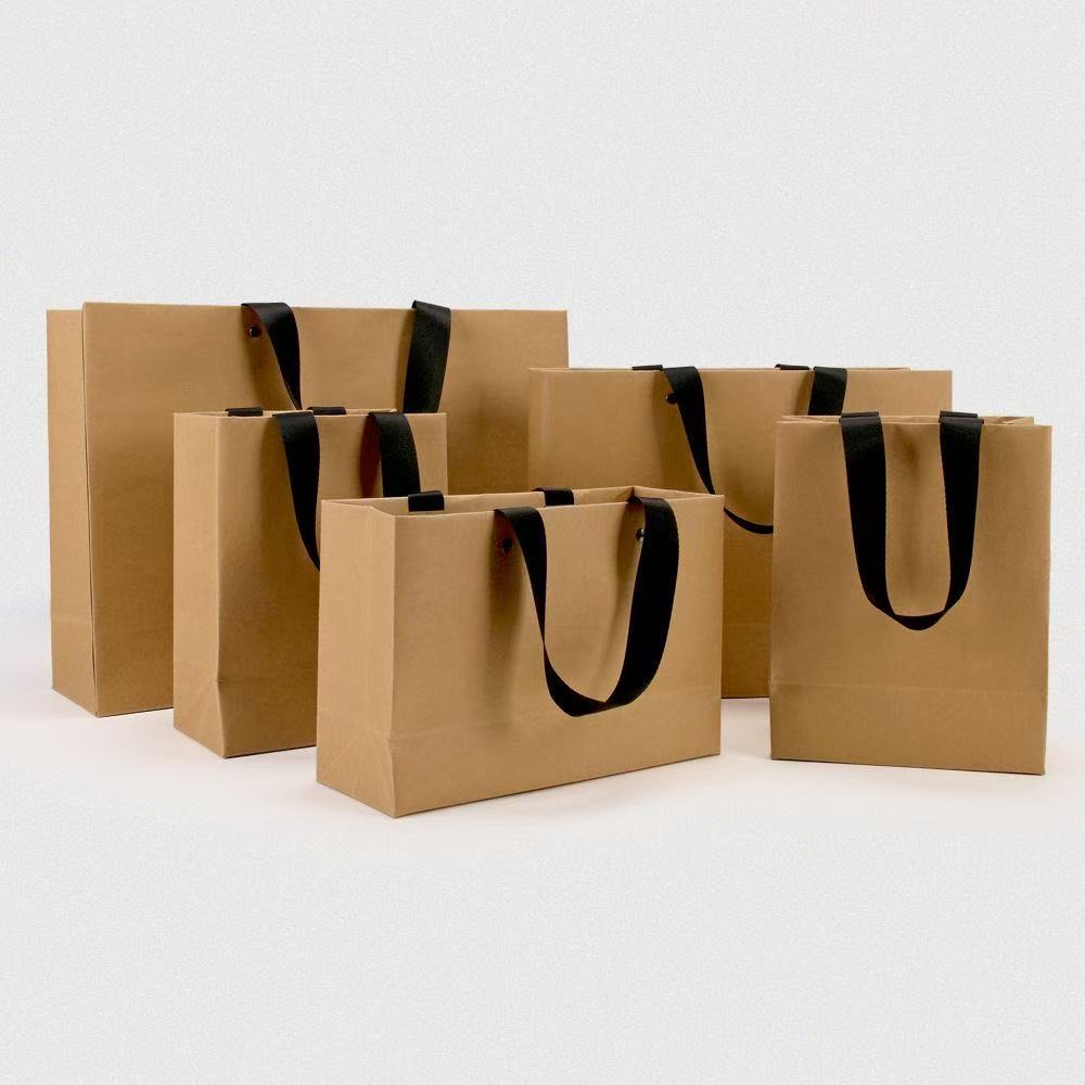 Factory Direct Supply Custom Tote Paper Bag Size Handle logo Printing Boutique Gift Shopping Packaging Luxury Paper Bag