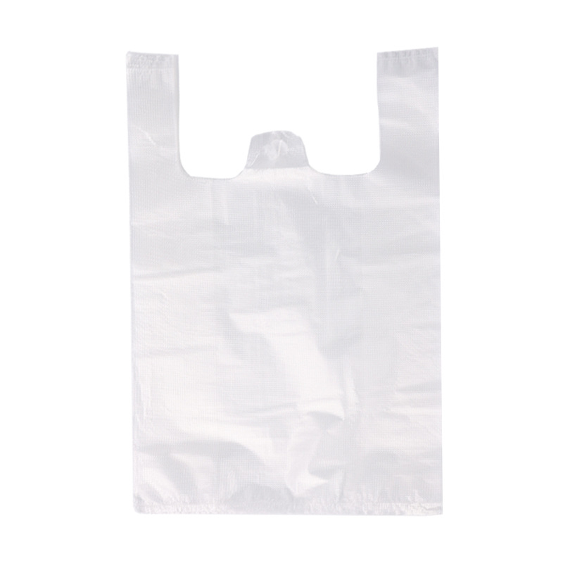 Plain White T-shirt Plastic Bags Singlet Bags Made in china clear High-quality Poly plastic Bags for food and shopping
