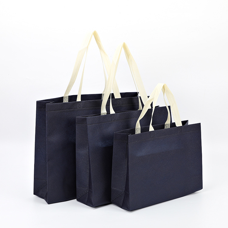Custom Printed logo Reusable Non-woven Shopping Tote Bags Personalized Custom  Non-woven Bag