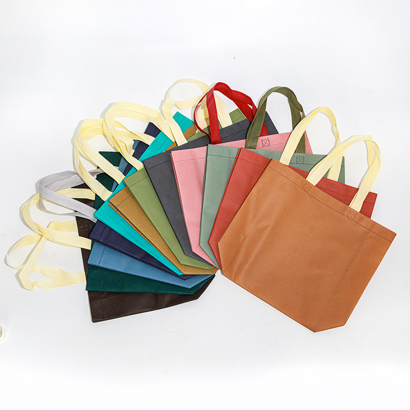 Customizable Shopping Non-woven Bag Multicolor Waterproof  Material  Non-woven Bag