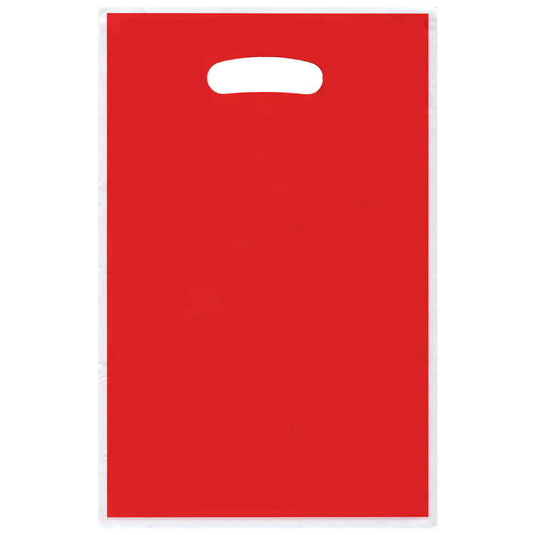 Customizable Shopping Plastic Bags with Logo Printing Die-cut Handles and Promotional Plastic Bags for Clothing Packaging