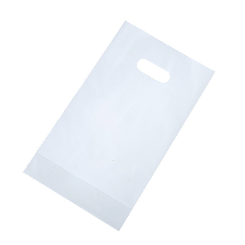 Customized Logo Printing Polyethylene Plastic Die Cut Packaging Bags Retail Store Socks Clothing Shopping Packaging Plastic Bag