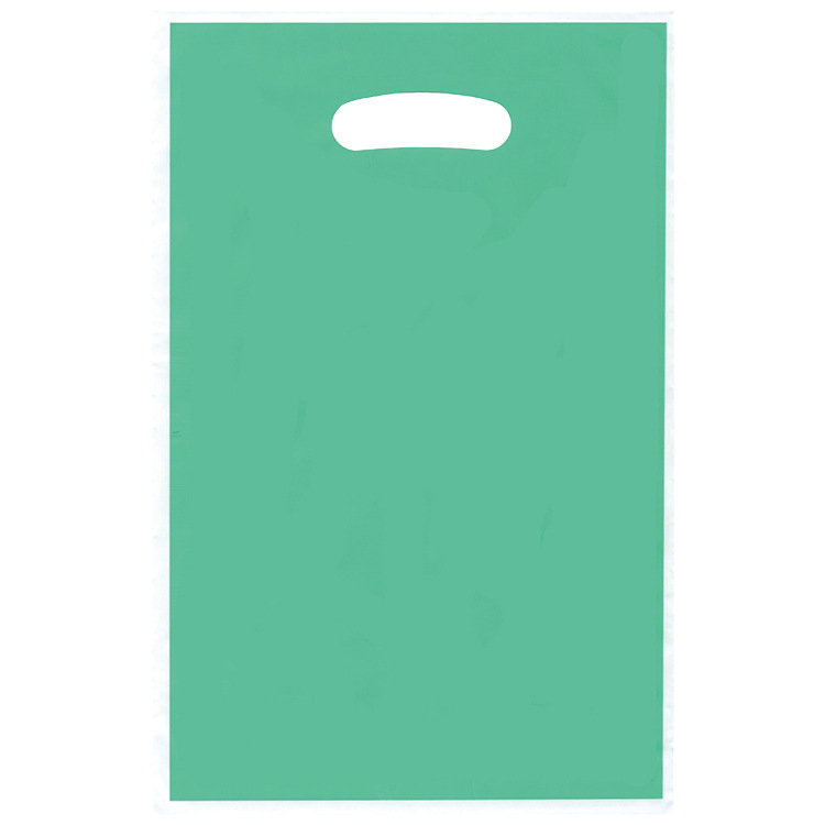 Custom Printed Logo Personalized  Shopping Plastic Bag Die Cut Plastic Shopping Bag  for Shopping Promotion and Gift
