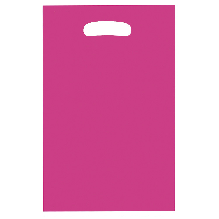 Plastic Garment Die Cut Shopping Bag With Handle Customized Logo Printing Garment Plastic Bag Customized Garment Packaging Bag