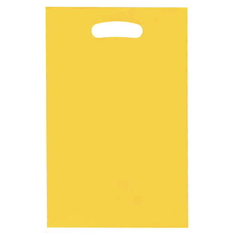 Customized Logo Printing Plastic Die Cut Handle Shopping Plastic Bag Boutique Retail Shopping Plastic Bag