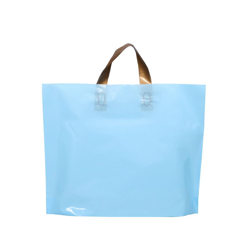 Customized Logo Color Size Plastic Bag Printing LDPE HDPE Handle Packaging Clothing Shopping Plastic Bag