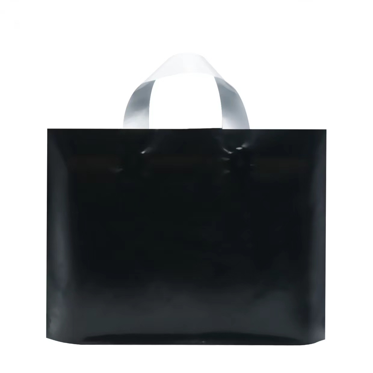 Customized Logo Design Printing LDPE Garment Plastic Bag Reusable Plastic Shopping Bag