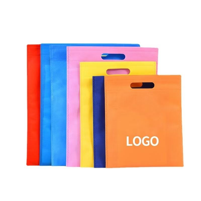 Wholesale Non Woven Tote Bag Promotional Reusable Shopping Die Cut Non Woven Bag