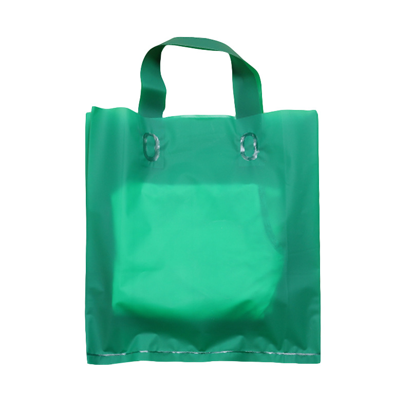 High-end frosted clothing store tote bags, wholesale  with logo printing