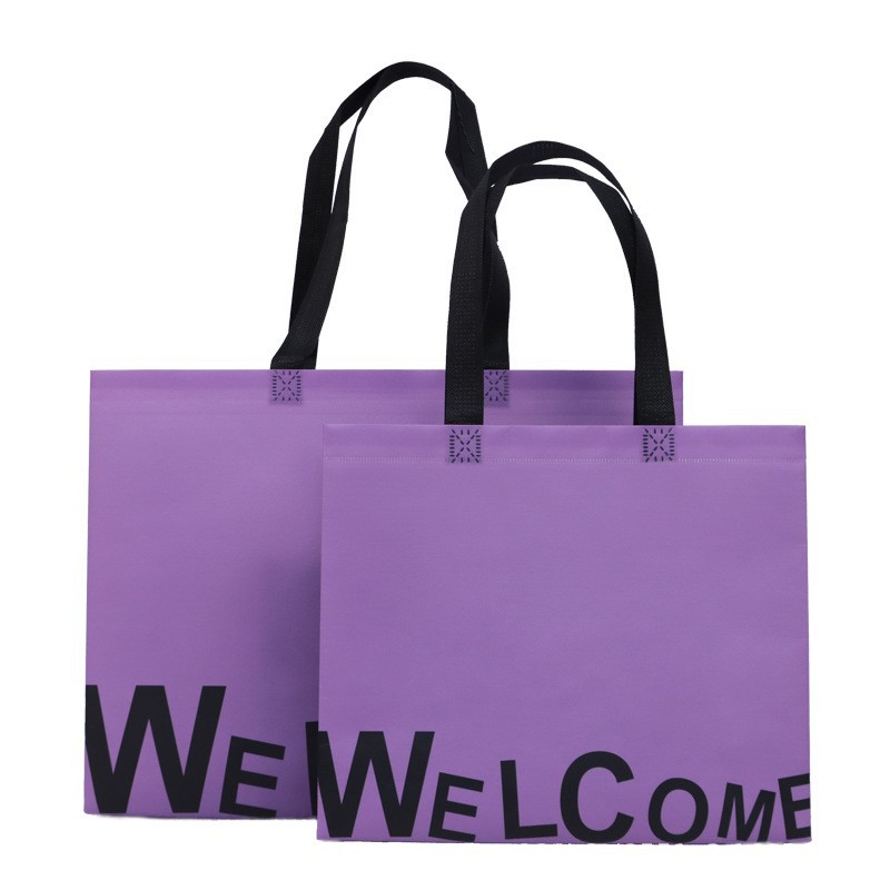 Wholesale low price laminated non-woven bags with custom logo printing for shopping laminated non-woven bags